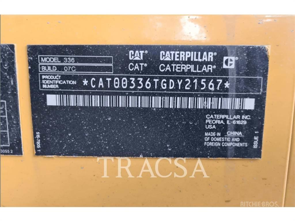 CAT 336 Pásová rýpadla