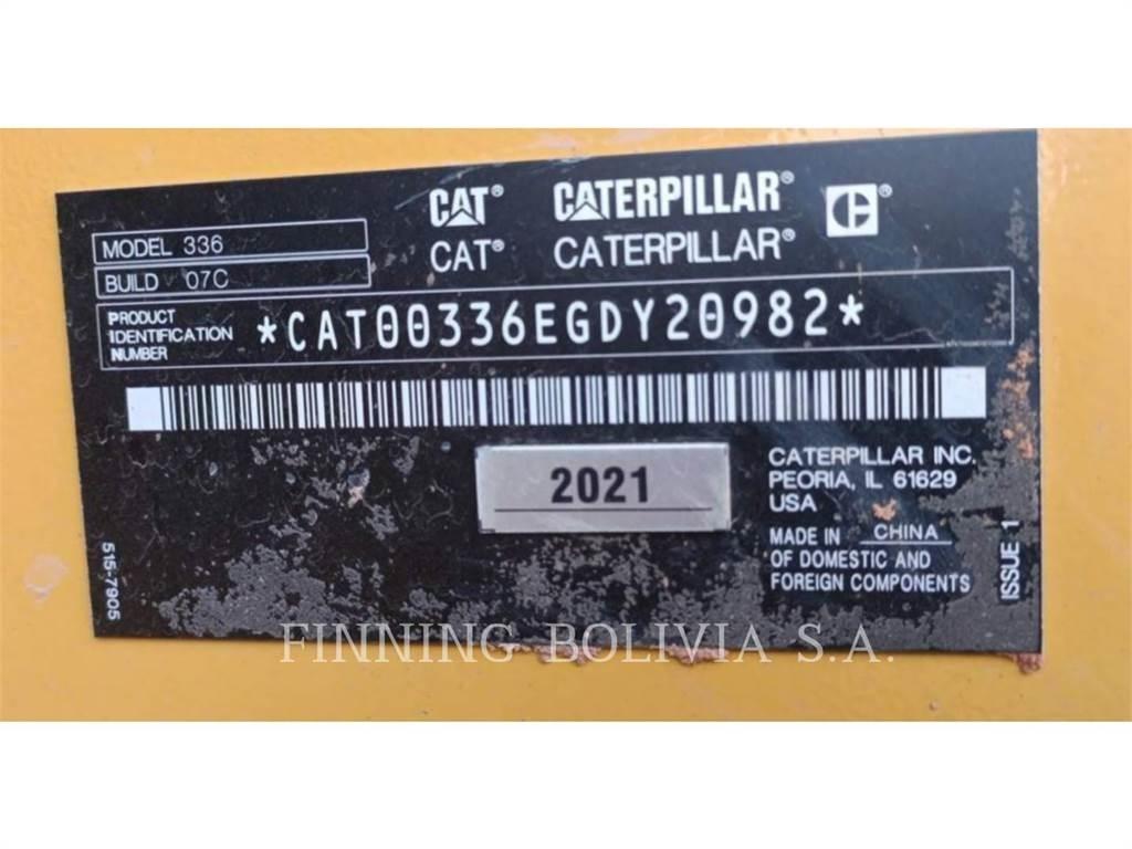CAT 336-07 Pásová rýpadla