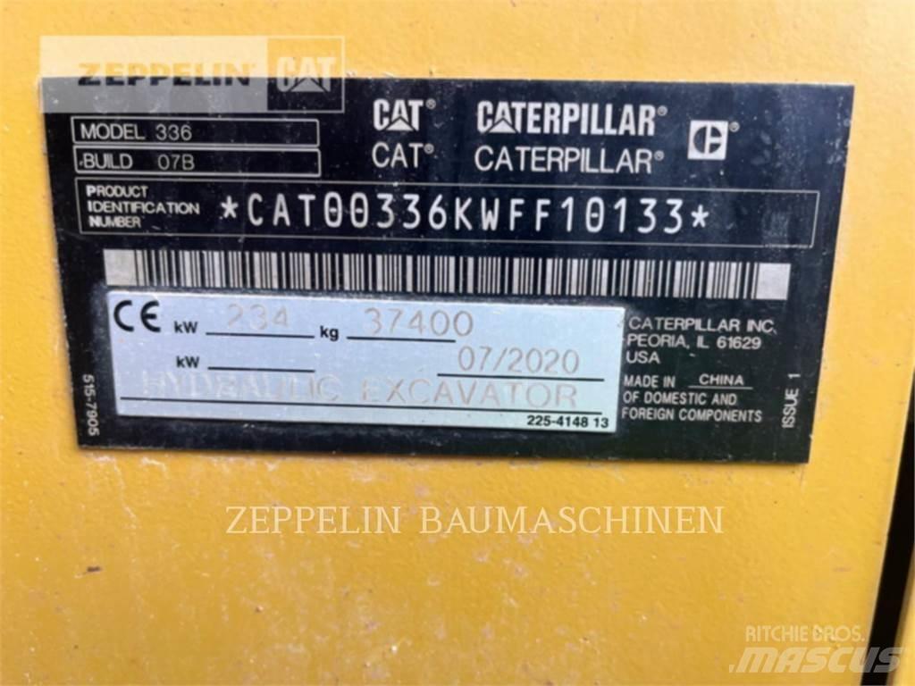 CAT 336-07B Pásová rýpadla