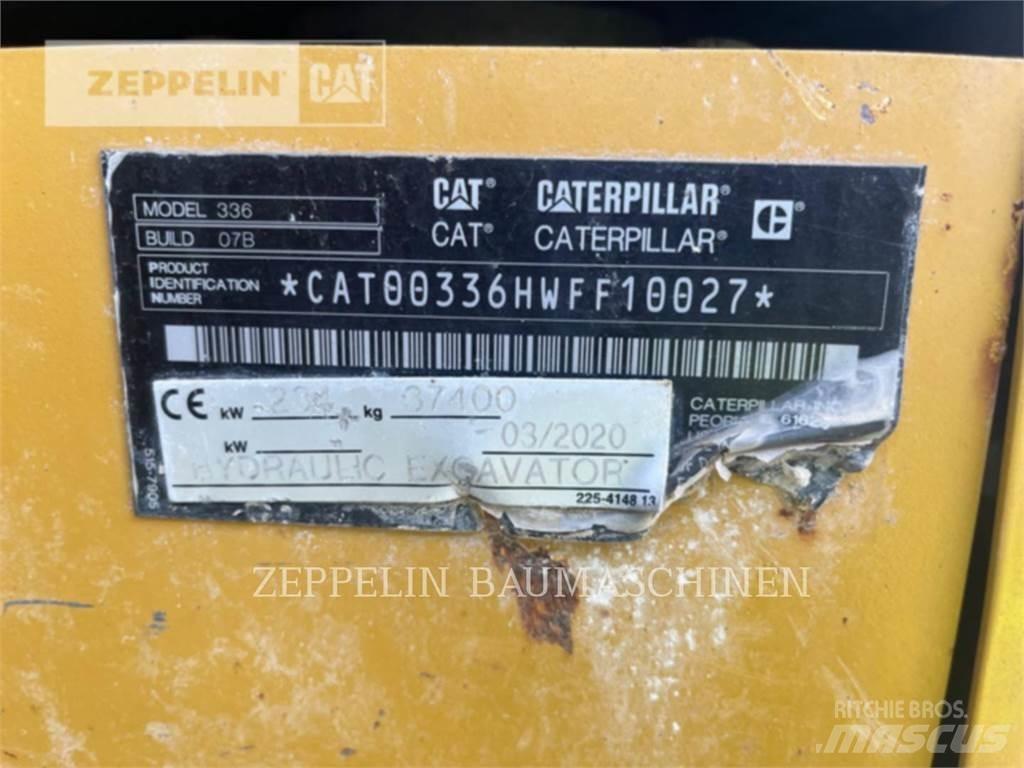 CAT 336-07B Pásová rýpadla