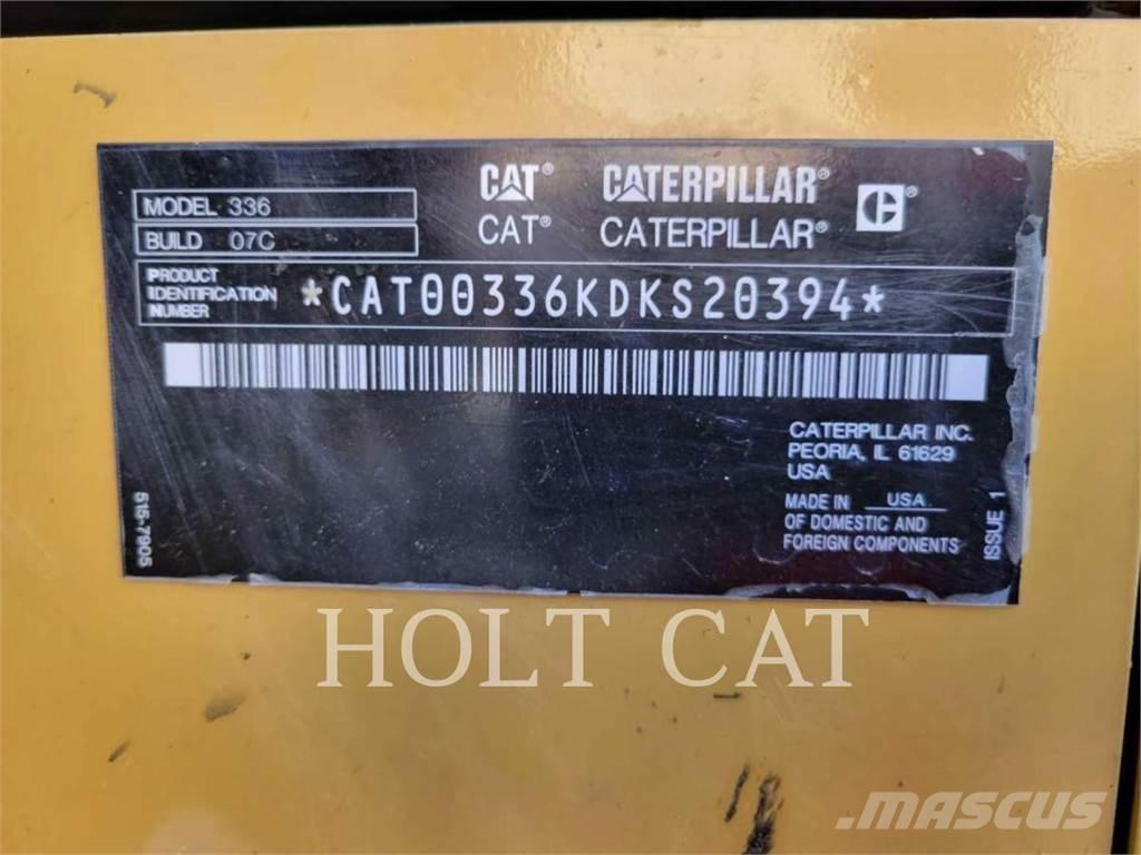 CAT 336 12 TC Pásová rýpadla