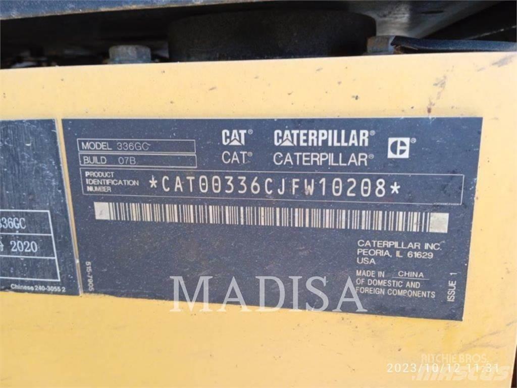 CAT 336 GC Pásová rýpadla