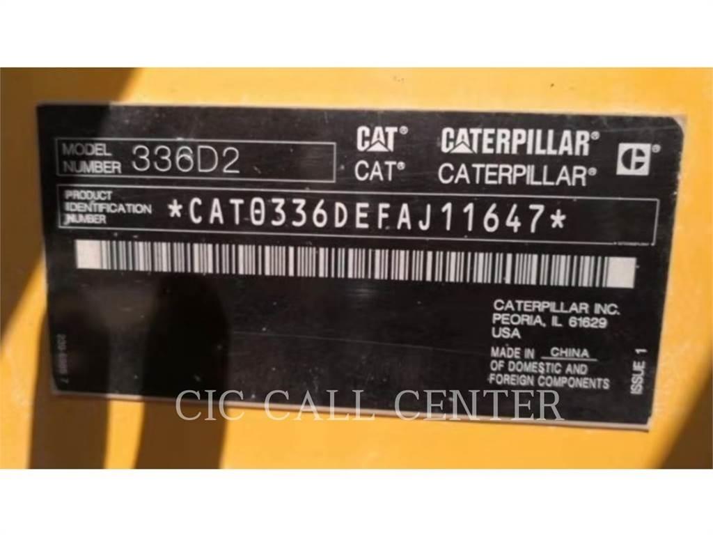CAT 336D2 Pásová rýpadla