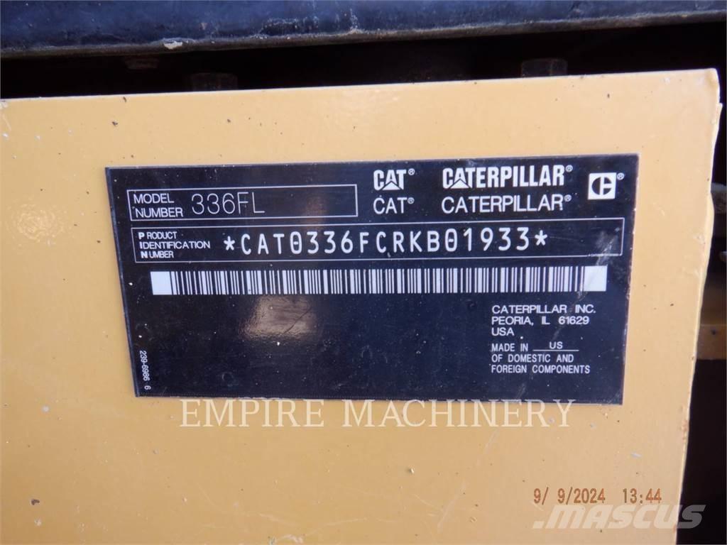 CAT 336FL Pásová rýpadla