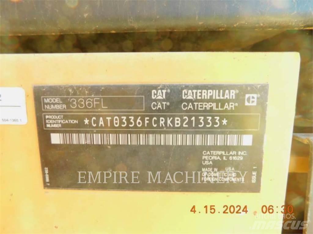 CAT 336FL LR Pásová rýpadla