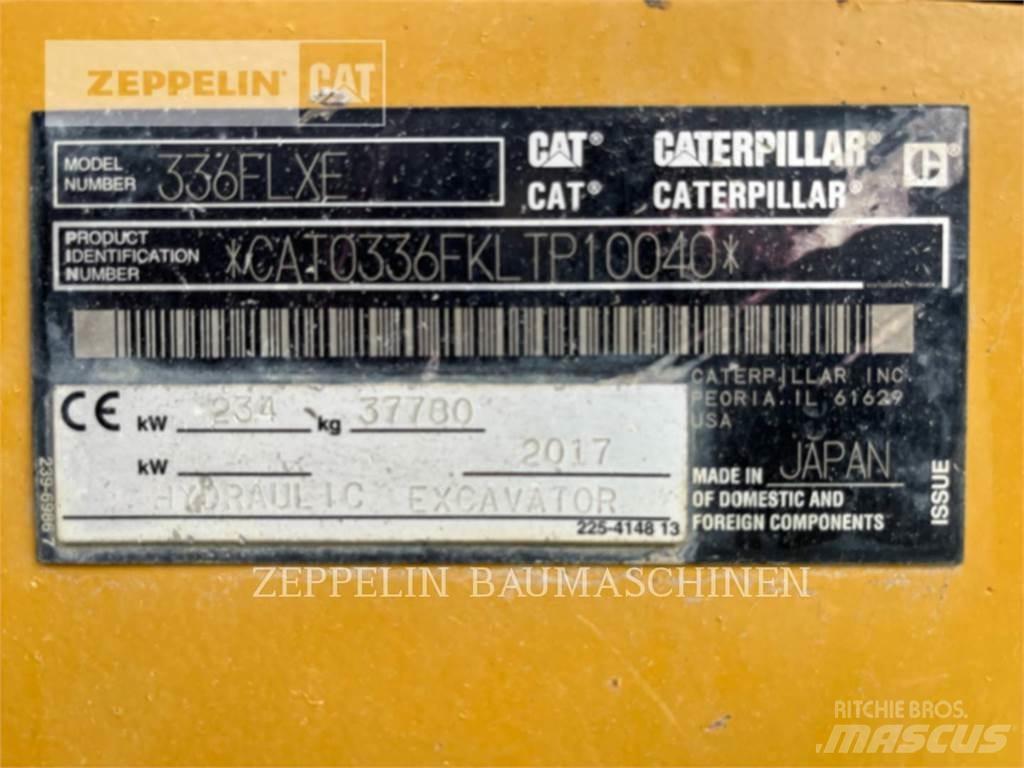 CAT 336FLNXE Pásová rýpadla