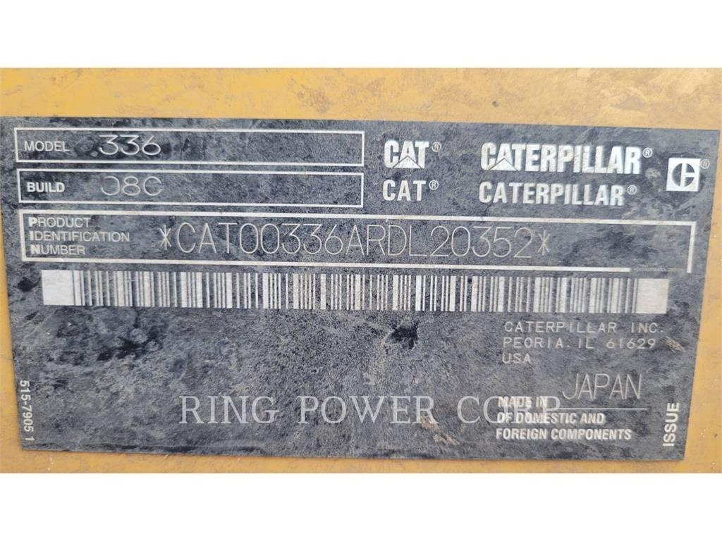 CAT 336HYDTHUM Pásová rýpadla