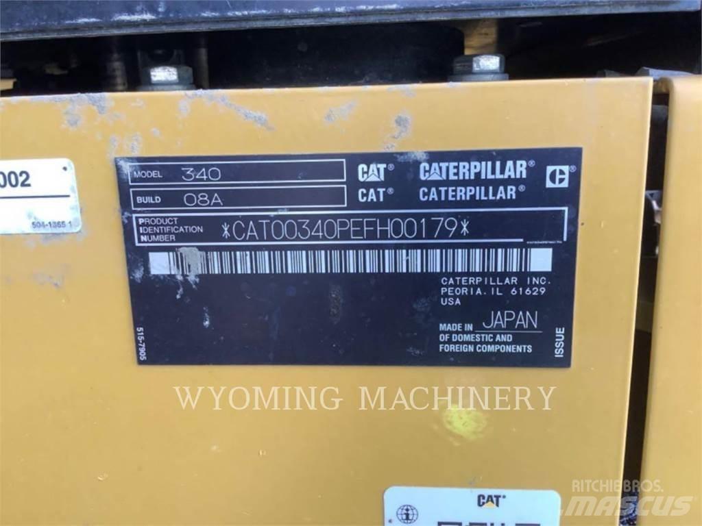 CAT 340 Pásová rýpadla
