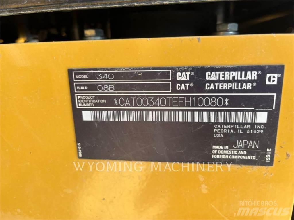 CAT 340 Pásová rýpadla