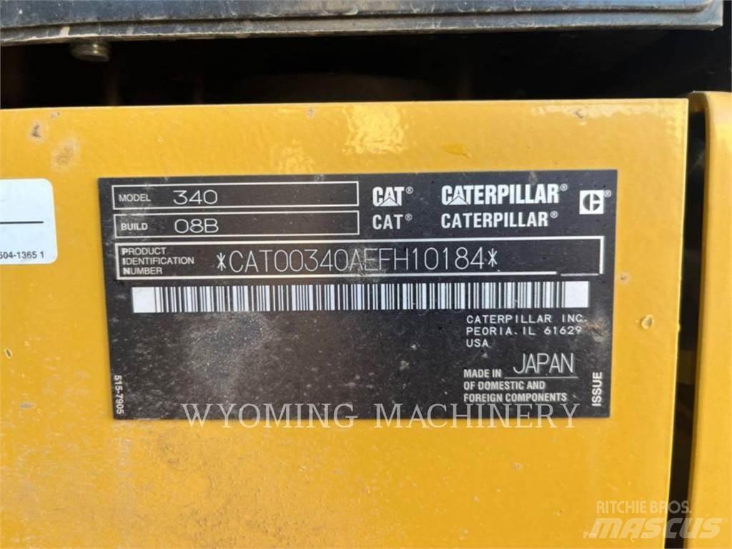 CAT 340 Pásová rýpadla
