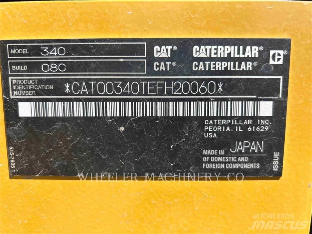 CAT 340 Pásová rýpadla