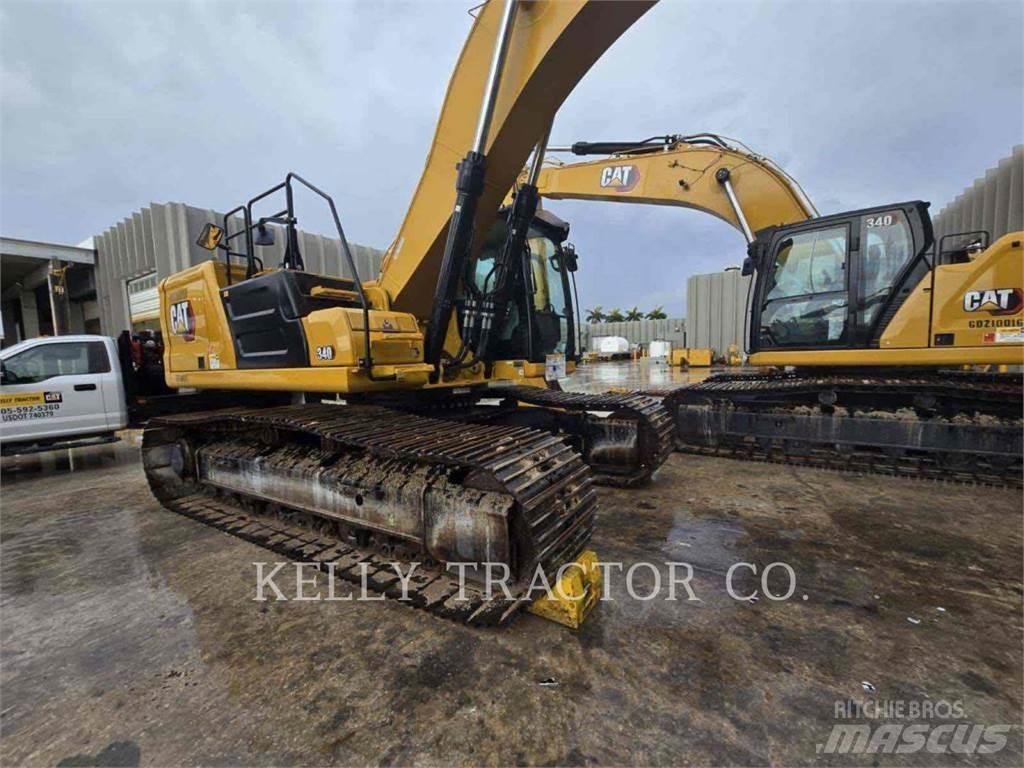 CAT 340 Pásová rýpadla