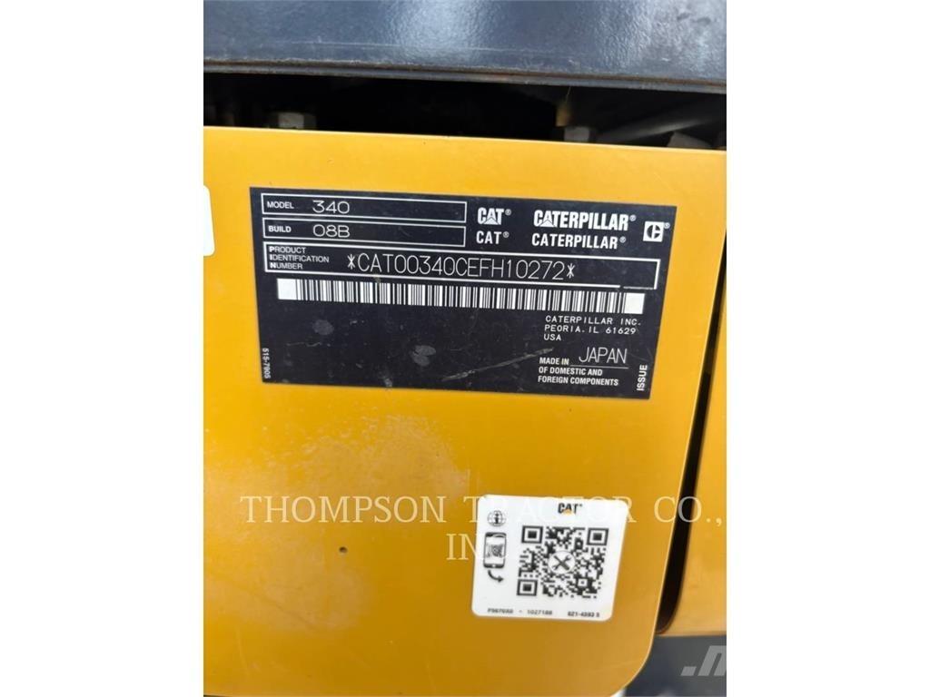 CAT 340 Pásová rýpadla