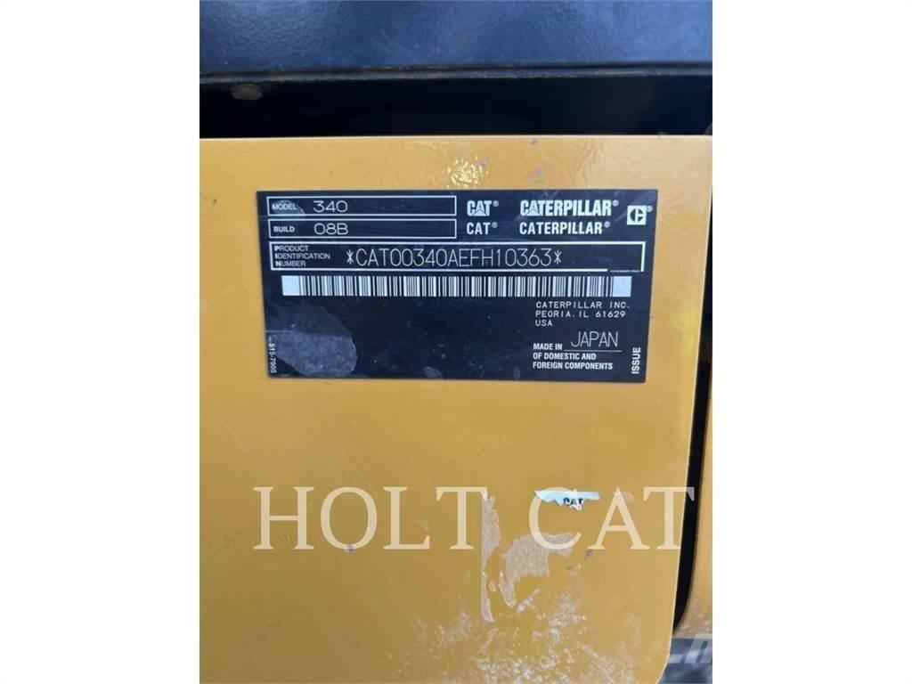 CAT 340 10 TC Pásová rýpadla