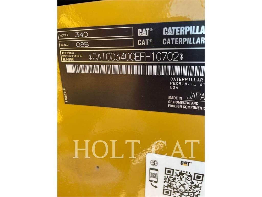 CAT 340 10 TC Pásová rýpadla