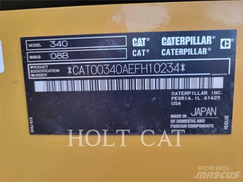 CAT 340 12 TC Pásová rýpadla