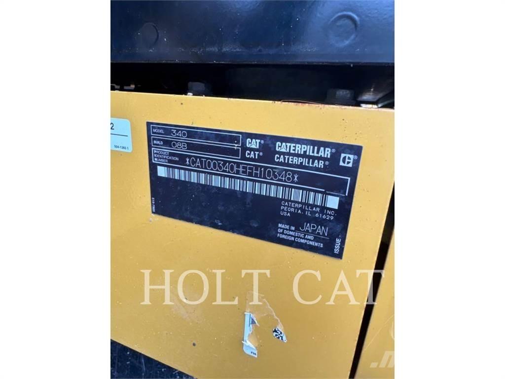 CAT 340 12 TC Pásová rýpadla