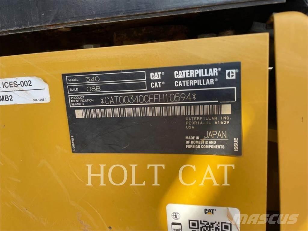 CAT 340 12 TC Pásová rýpadla