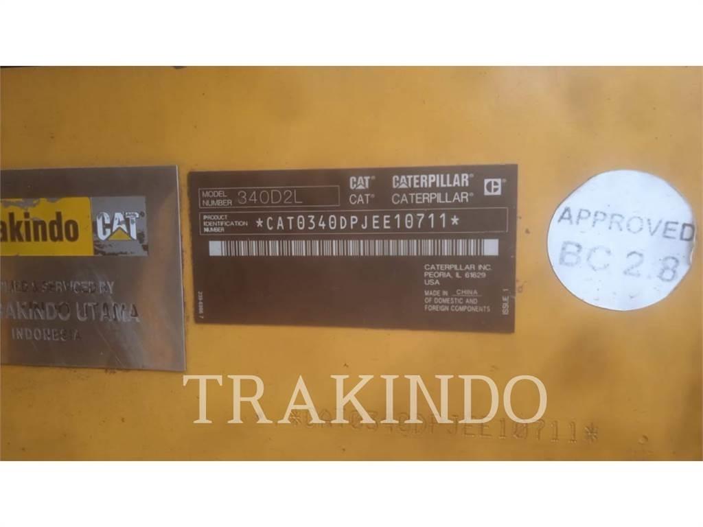 CAT 340D2L Pásová rýpadla