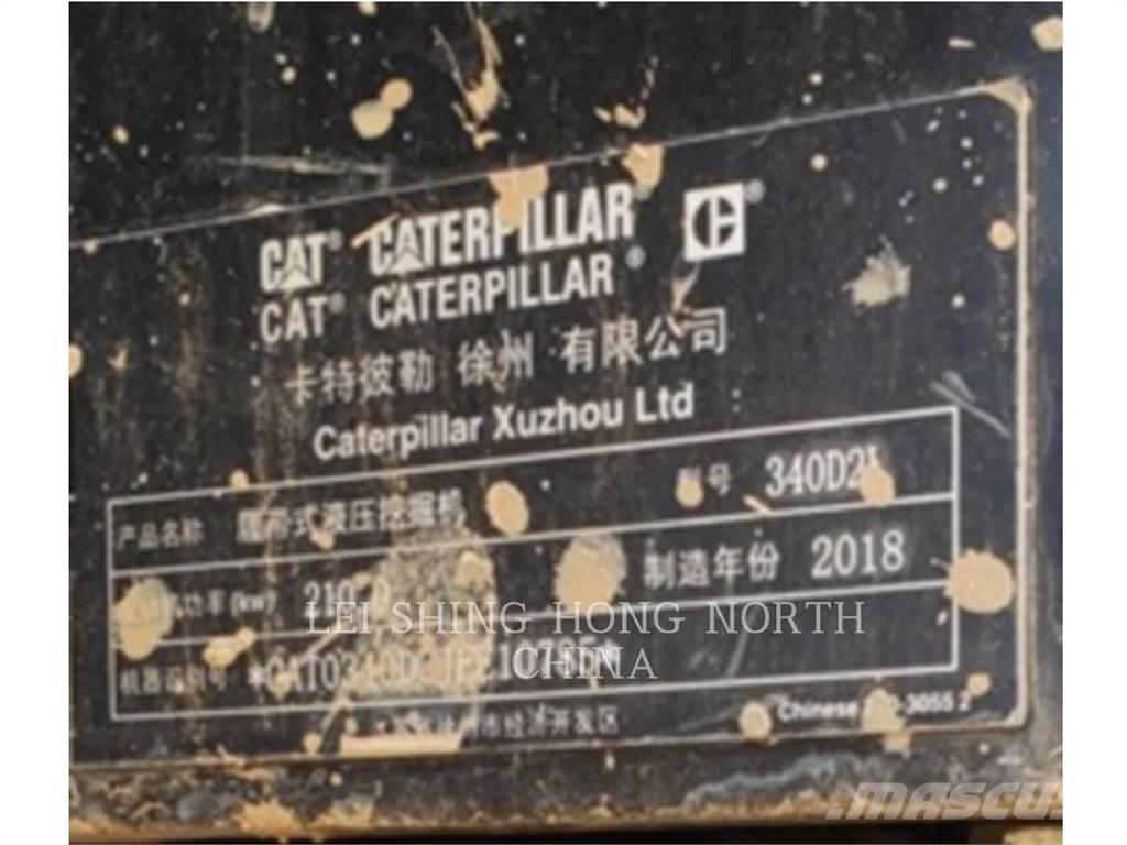 CAT 340D2L Pásová rýpadla