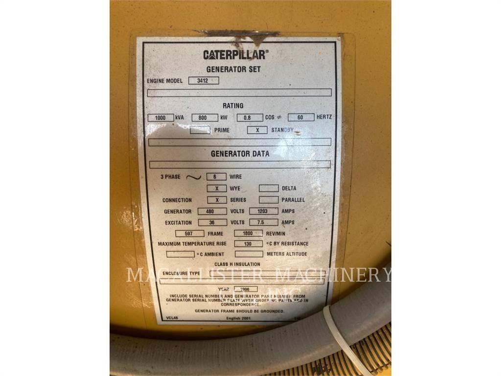 CAT 3412C Naftové generátory
