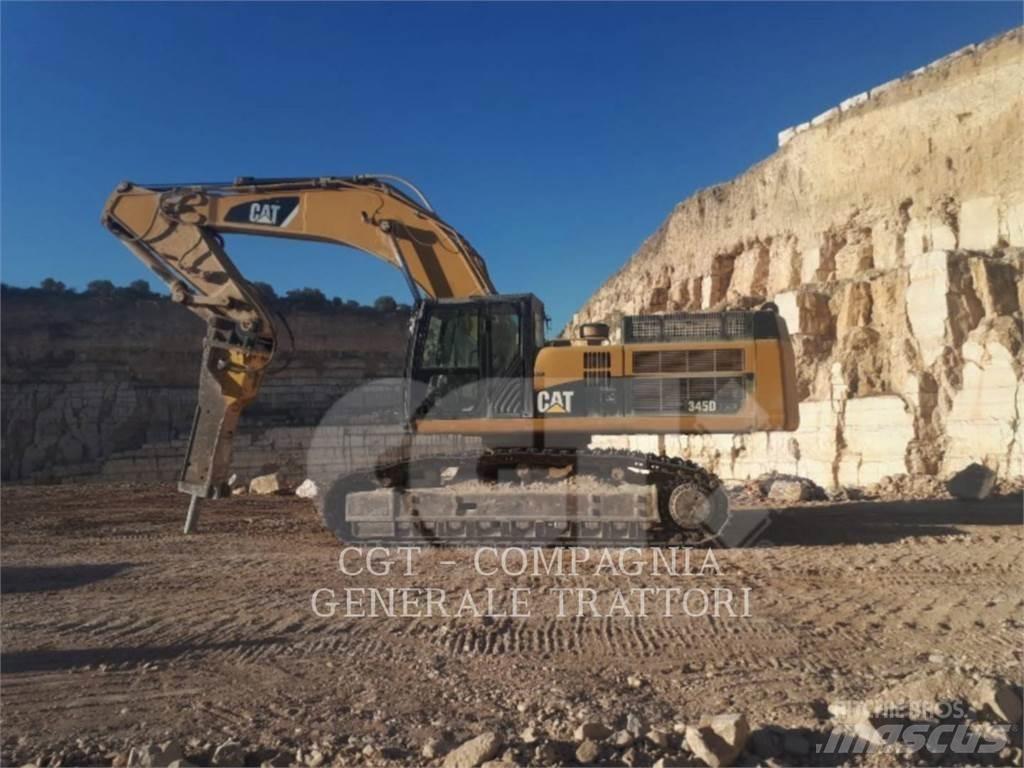 CAT 345D Pásová rýpadla