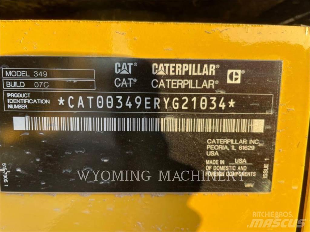 CAT 349 Pásová rýpadla