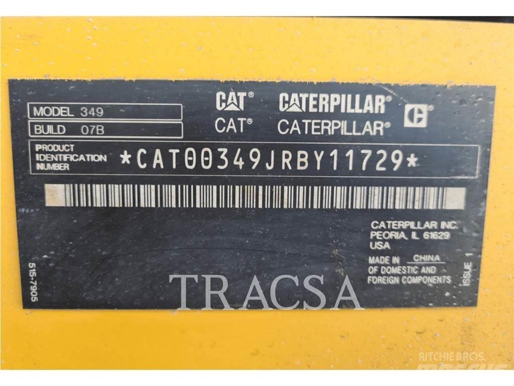 CAT 349 Pásová rýpadla