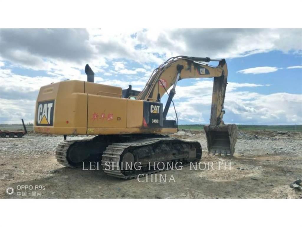 CAT 349D2 Pásová rýpadla
