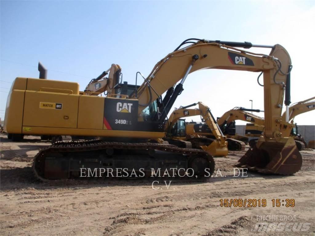 CAT 349D2L Pásová rýpadla