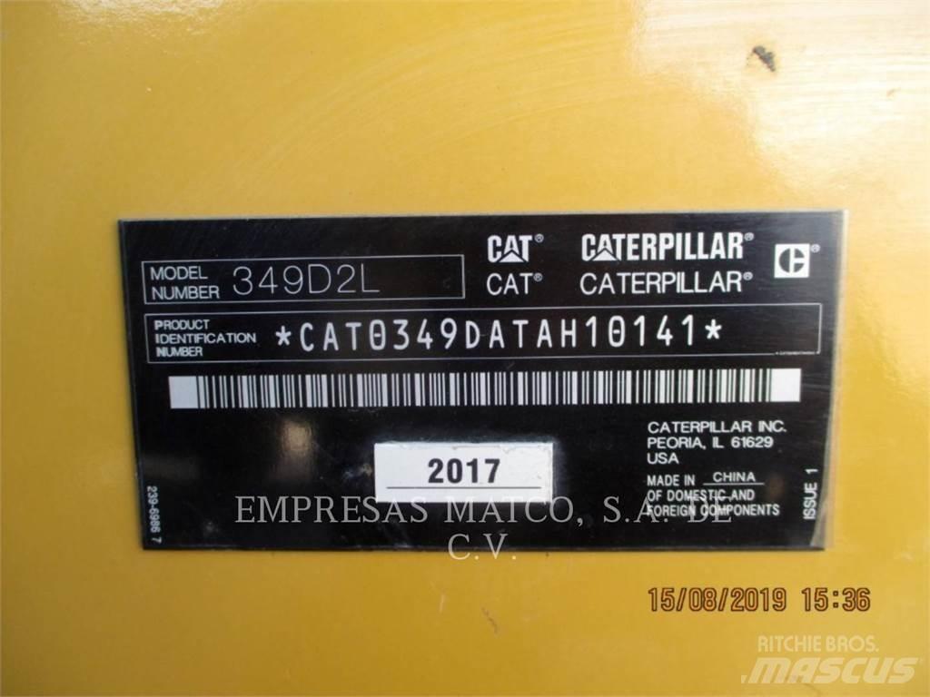 CAT 349D2L Pásová rýpadla