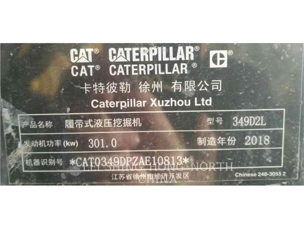CAT 349D2L Pásová rýpadla