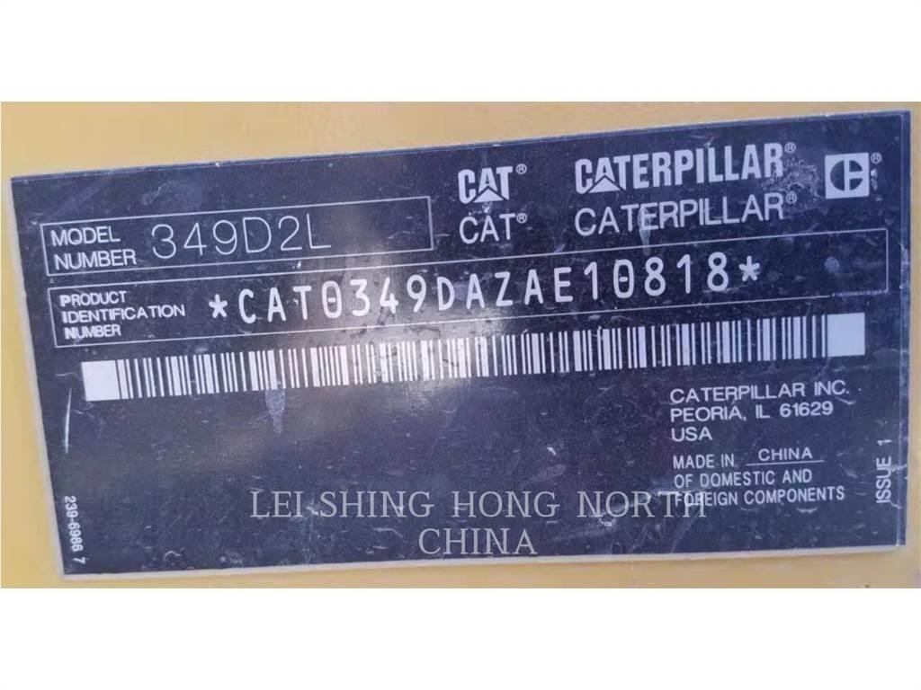 CAT 349D2L Pásová rýpadla