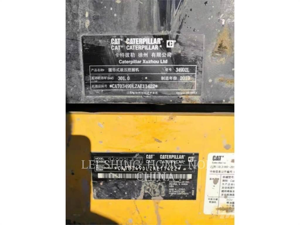 CAT 349D2L Pásová rýpadla