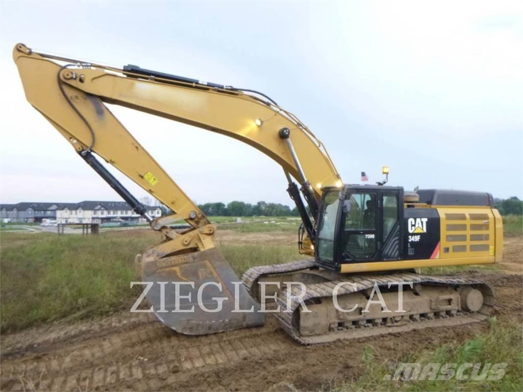 CAT 349F Pásová rýpadla