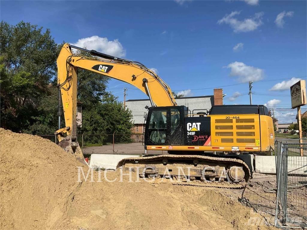 CAT 349FL + Pásová rýpadla