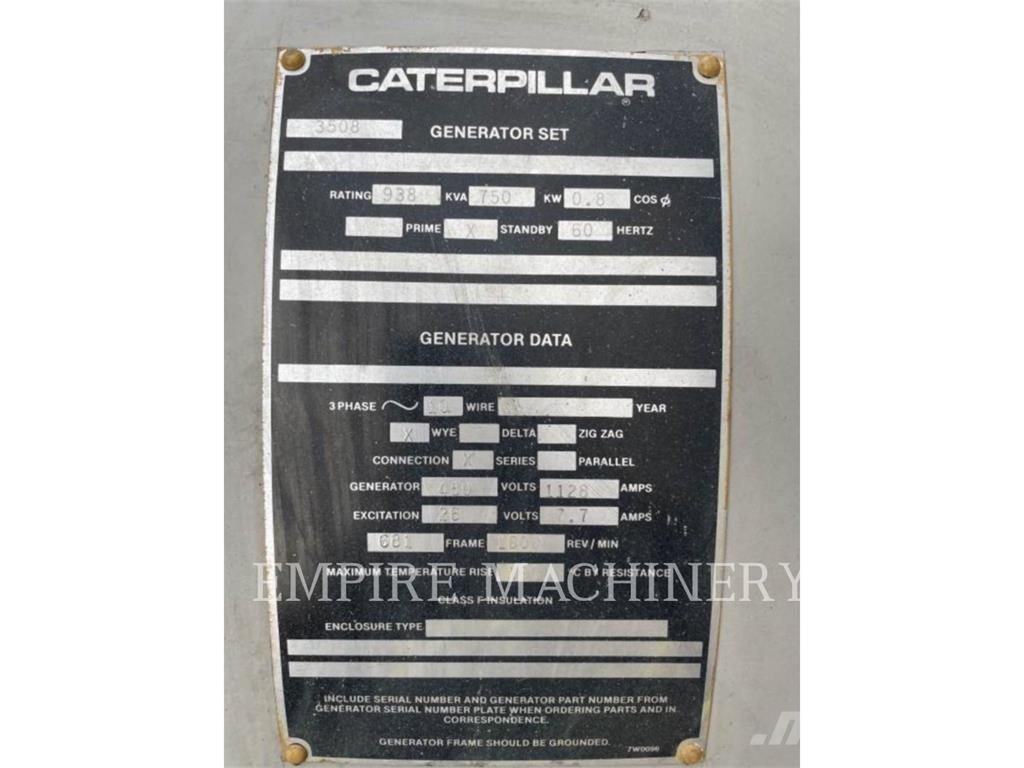 CAT 3508 Naftové generátory