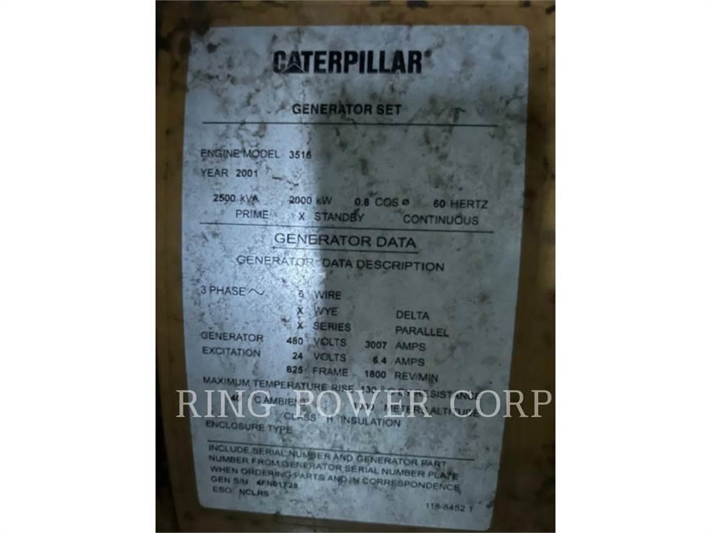 CAT 3516B Naftové generátory