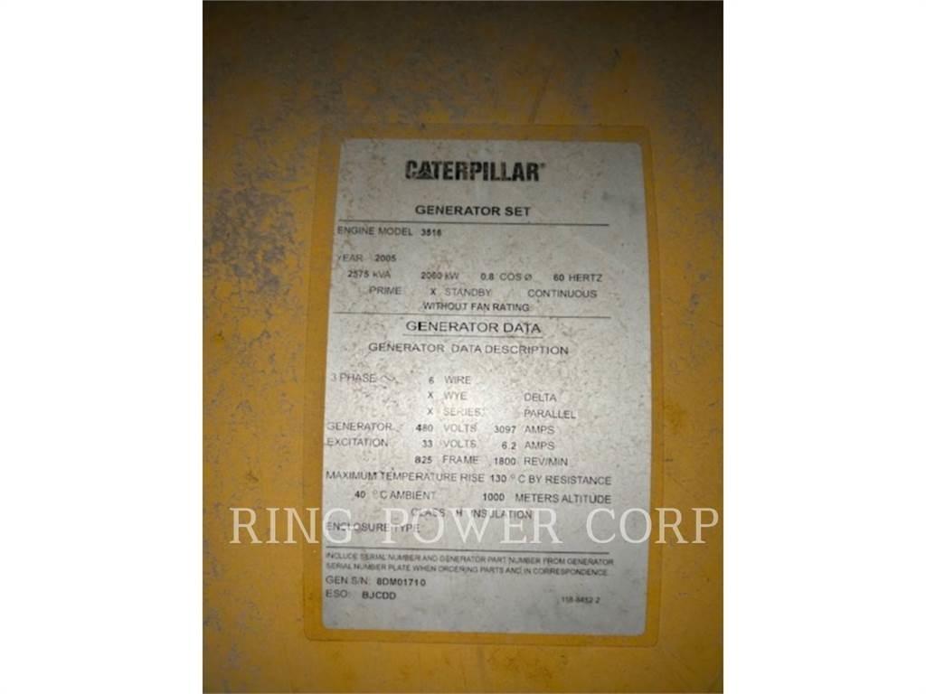 CAT 3516B Naftové generátory