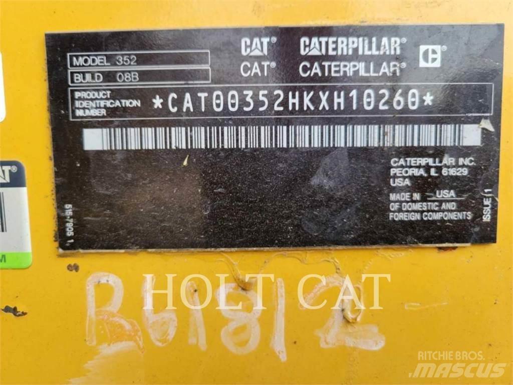 CAT 352 12 TC Pásová rýpadla
