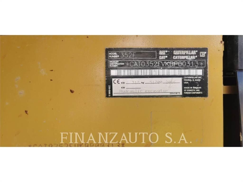 CAT 352FL Pásová rýpadla