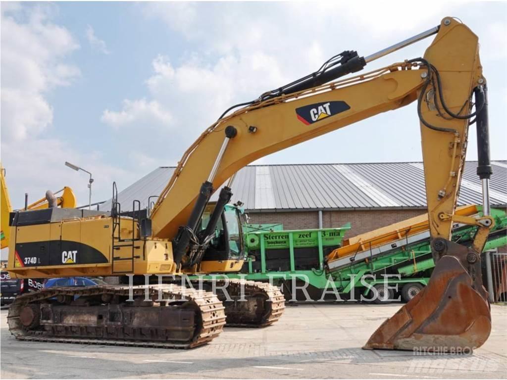 CAT 374D Pásová rýpadla