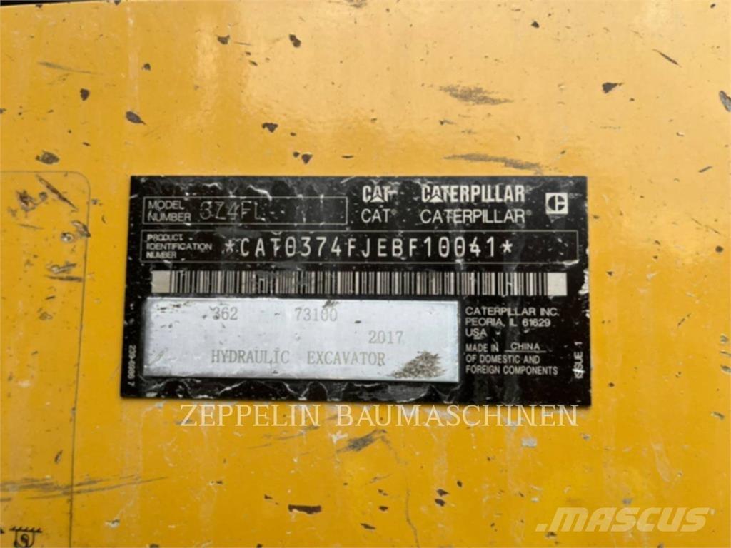 CAT 374FL Pásová rýpadla