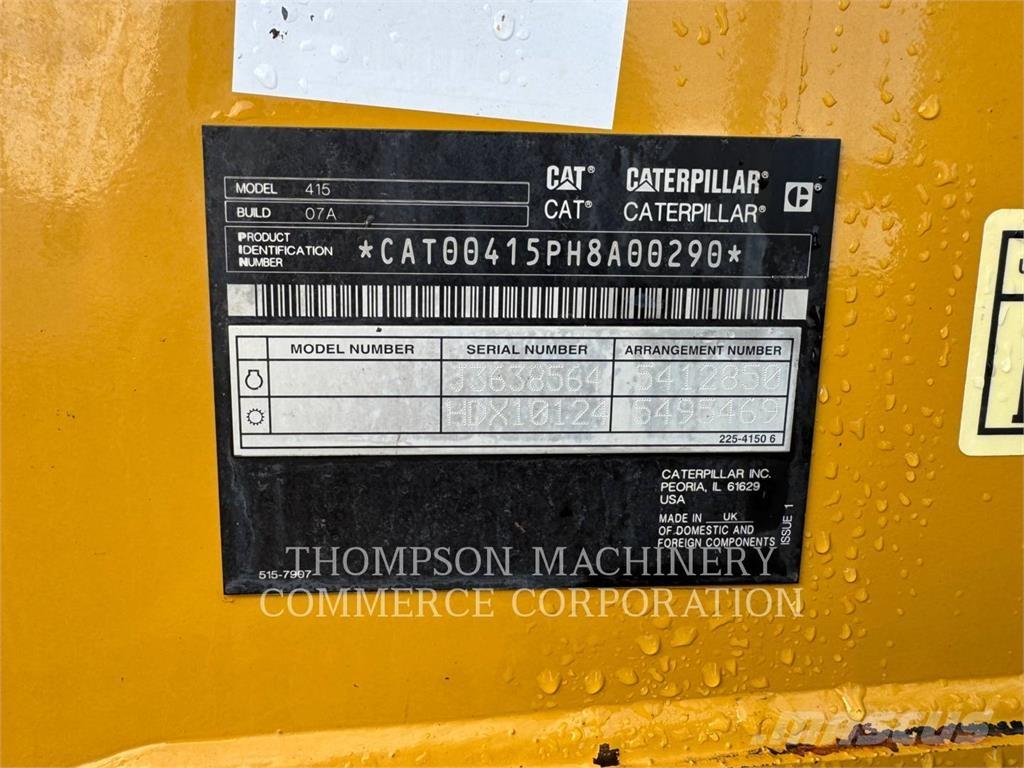 CAT 415 Rýpadlo-nakladače