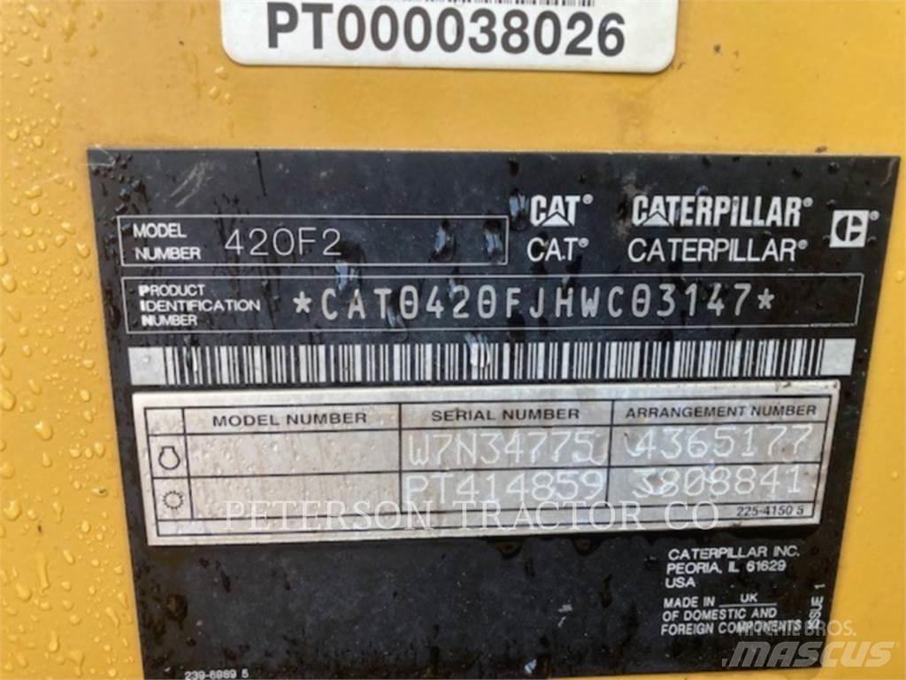 CAT 420F2 Rýpadlo-nakladače