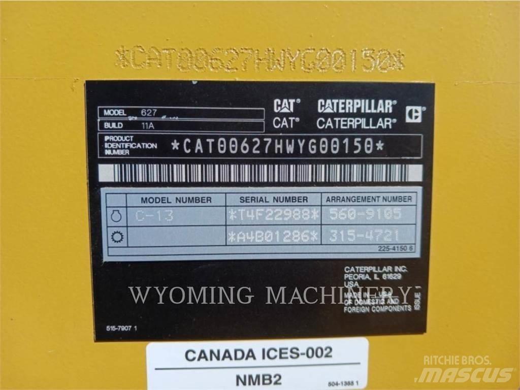 CAT 627 Skrejpry
