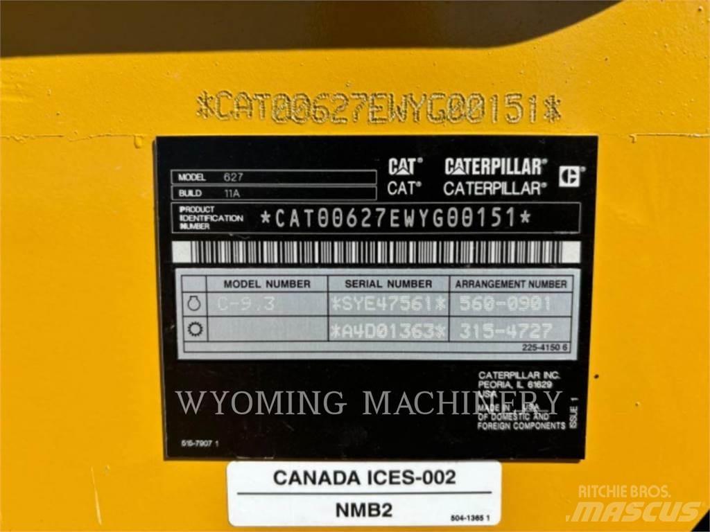 CAT 627 Skrejpry