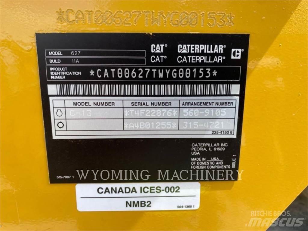 CAT 627 Skrejpry