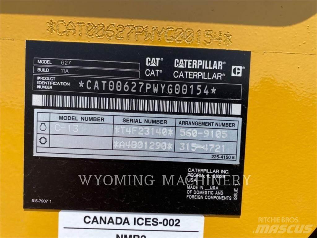 CAT 627 Skrejpry