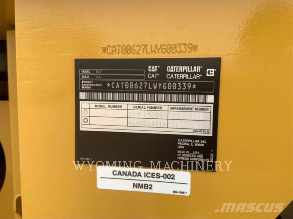 CAT 627 Skrejpry